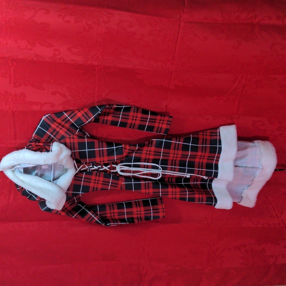 NWT Lady Claus Cloak Dress